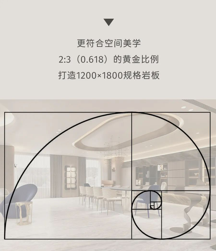 会员推荐 丨KLAX凯莱仕岩板： 寻美·见山系列，黄金比例揭秘美学法则(图4)