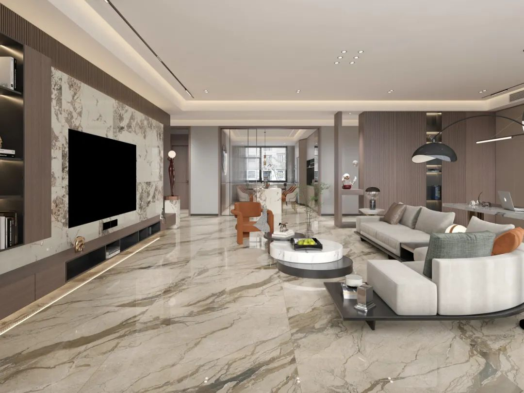 会员推荐 丨圣堡龙陶瓷：新品 | 1200*1200mm美拉德，高阶暖调生活(图17)